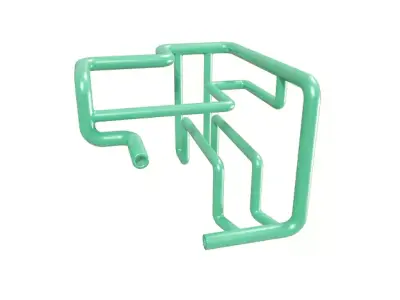 Kids Cartoon Pipe Low-poly 3D model