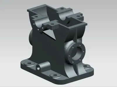 Gear Box Design 3D model