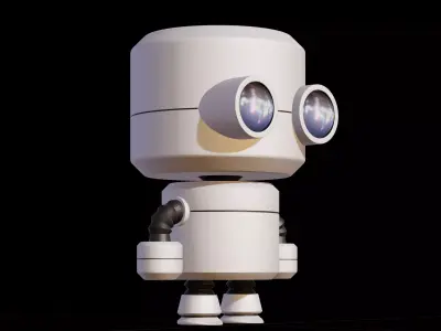 Valentine Cylinder Robot 3D model
