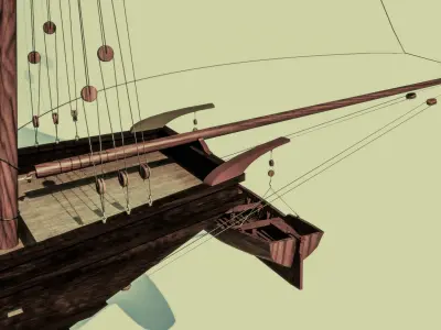 Pirate ship 3D model