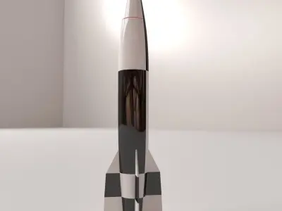 V2 Rocket 3D model