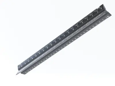 Architectural Scale Ruler 3D model
