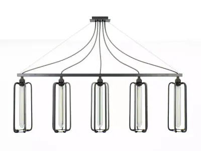 Farriers Cage Five Bar Long 3D model