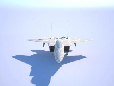 F-15 Eagle Low-poly 3D model