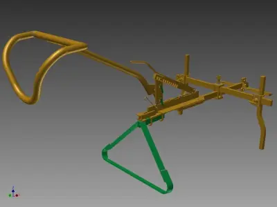 Buck back demolition 3D model