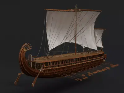 Sailboat 3D model order