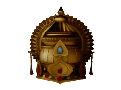 Raja Mukut Indian 3D model