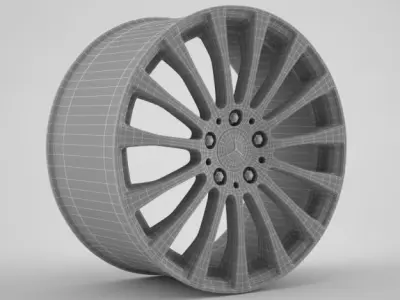 mercedes CLS Rims collection 3D model
