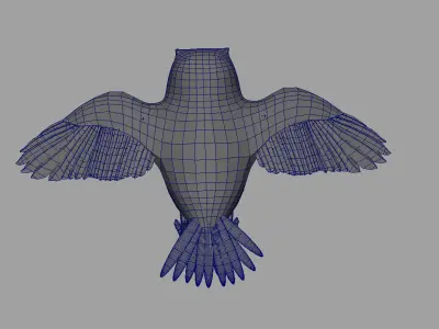 owl 3d model 3D model
