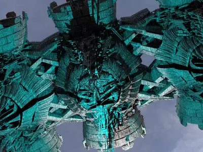 Galactic Terra former large 2  3D model