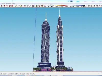 Sketchup Tower A8 Free 3D model