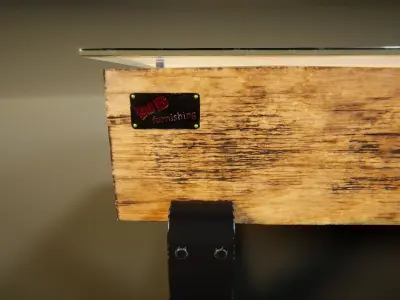 Coffee Table 11 Low-poly 3D model