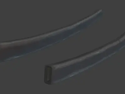 Samurai Swords Low-poly 3D model