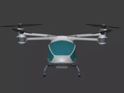 Generic Drone - Flying Taxi  Low-poly 3D model