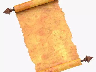 Scroll Open 01 3D model