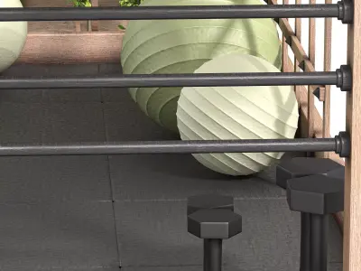 Garden Gym Design 3D model
