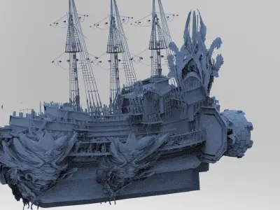 Dragon Kings Airship 3D model