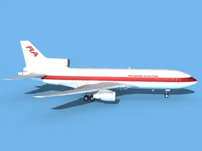 Lockheed L-1011 Richards Aviation 3D model