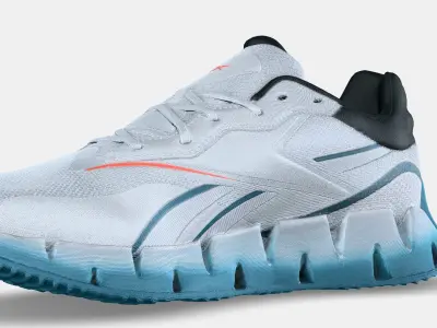 REEBOK ZIG DYNAMICS 4 GREY 3D model