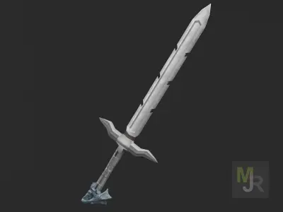 Sword Elf 1 Low-poly 3D model