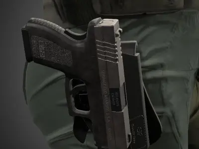 pilot F-35 suit 3D model