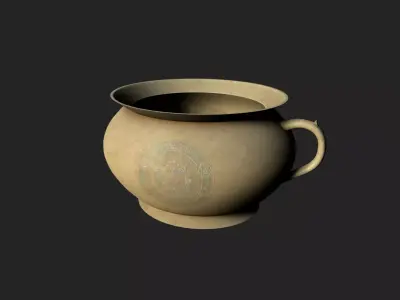 Victorian Chamber Pot Low-poly 3D model
