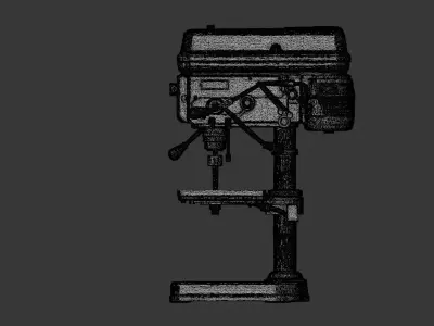 Drill Press Machine 3D model