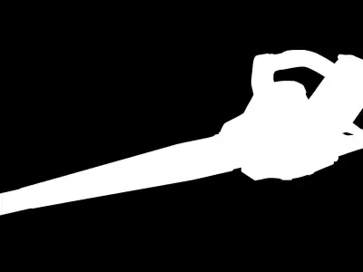 Leaf Blower DigiPro G-MAX 40V GreenWorks Low-poly 3D model