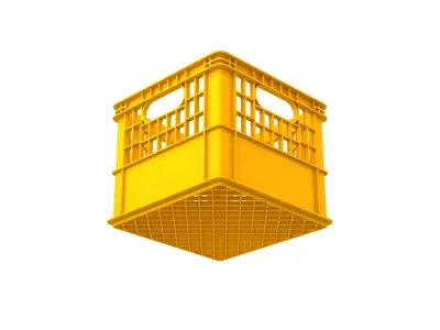 Plastic Crate 3D model purchase