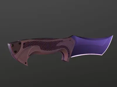 hangman sword Low-poly 3D model