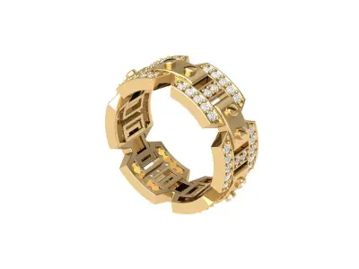 Wedding Ring  3D print model 276