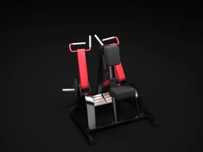 Row Machine 3D model