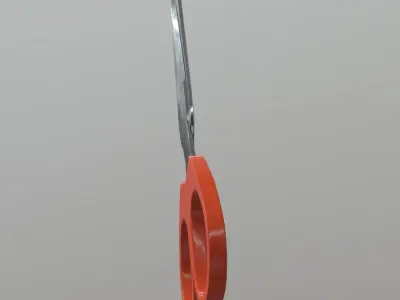 Scissors 5 Low-poly 3D model