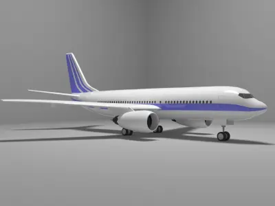 Airplane B737 3D model