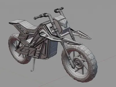 Modern Bike 3D model buy