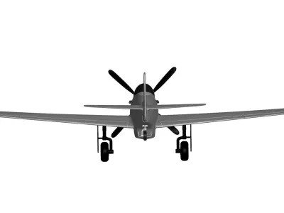 P-51D  Mustang 3D model