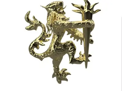 Antique Dragon 3D print model