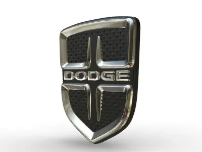dodge logo 3D model from CGTrader