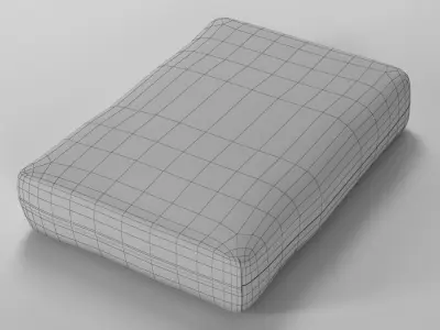 Cement Bag Low-poly 3D model