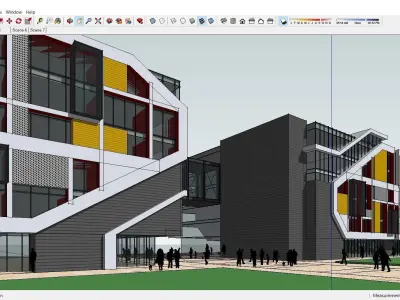 Sketchup Office building 125 3D model