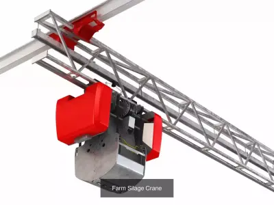Automatic Cow Farm Feeding System 3D Model Pack