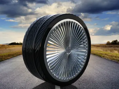 Wheel rim  3D model by Arcles111