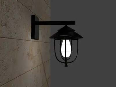  outdoor wall lights 3D model