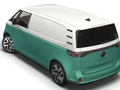 Volkswagen ID Buzz Cargo LWB 2023 3D model