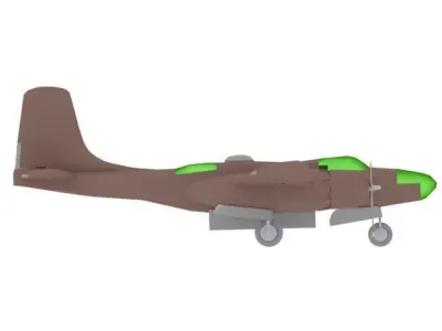 AIRCRAFT INVADER 3D model