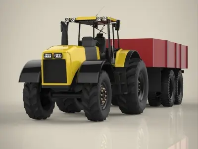 Tractor 3D model
