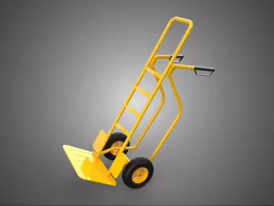 HAND TRUCK PALLET HANDTRUCK DOLLY SACK BARROW TROLLEY BOX CART 2 3D model