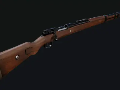Mauser 98k Low-poly 3D model purchase