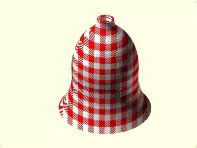 Checked Gingham 2 Part Picnic Parisian Goblet Free 3D print model