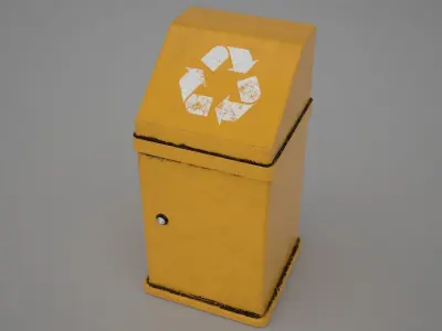 Garbage Can 3D model buy